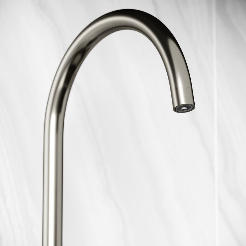 Смеситель для кухни Sancos Тапер (Taper) SC4012GG (вороненая сталь), с подключением к фильтру