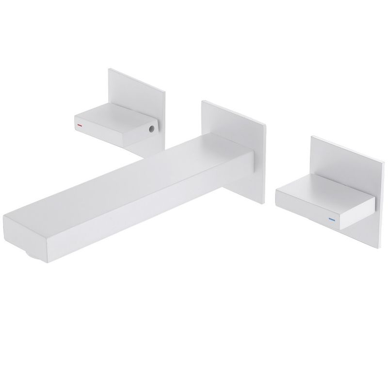 Смеситель для раковины Abber Daheim AF82122W (белый матовый), скрытого монтажа