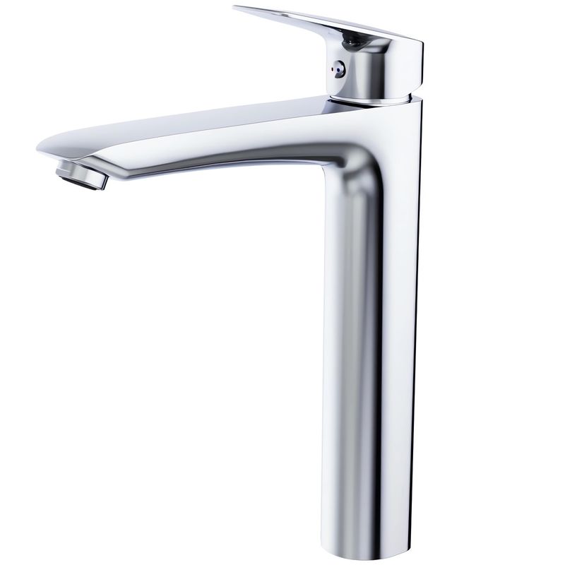 Смеситель для накладной раковины BelBagno Due DUE-LMC-CRM-W0 (хром), без донного клапана