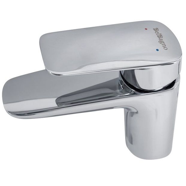 Смеситель для раковины BelBagno Due DUE-LVM-CRM-W0 (хром), без донного клапана