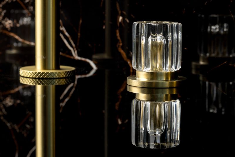 Смеситель для раковины Boheme Elegante 152-MG-EL (золото матовое), без донного клапана