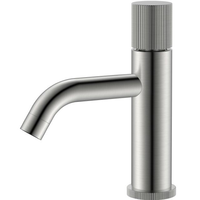 Смеситель для раковины Boheme Stick Linea 121-NB.3 (никель брашированный), без донного клапана