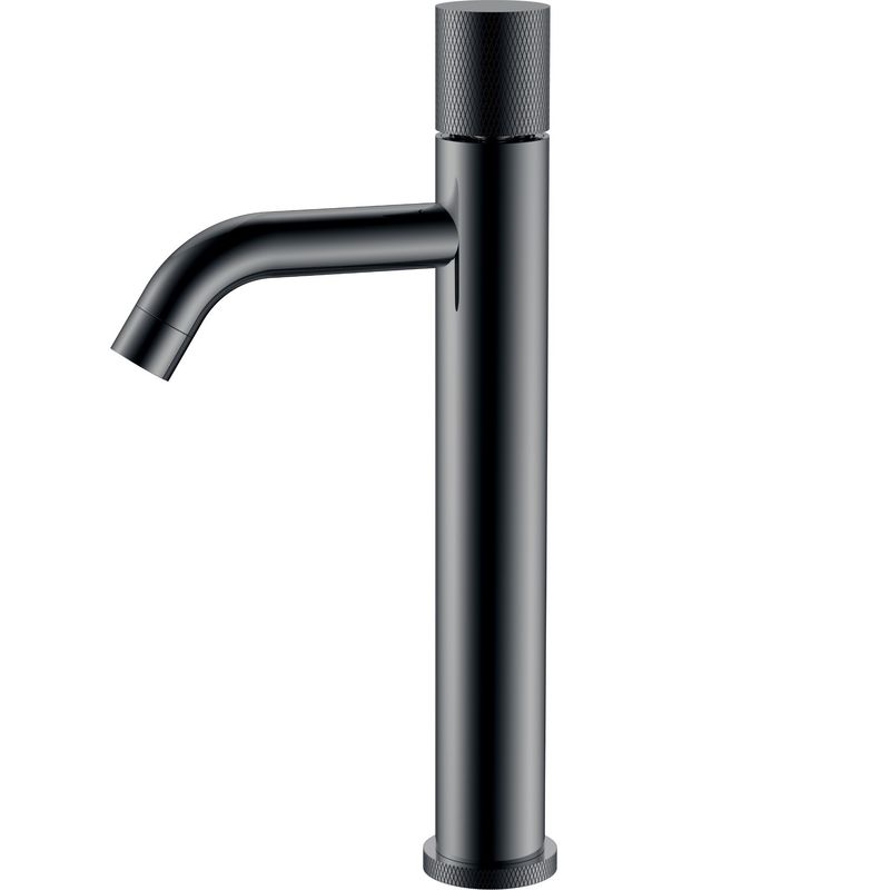 Смеситель для раковины Boheme Stick Touch 122-SGM.2 (оружейный металл глянцевый), без донного клапана