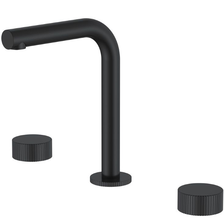 Смеситель для раковины Boheme Stick Linea 152-B.3 (черный матовый), без донного клапана