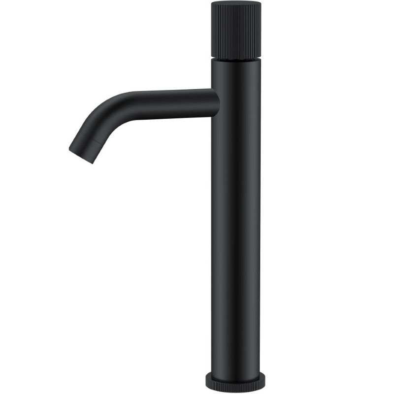 Смеситель для раковины Boheme Stick Linea 122-BB.3 (черный матовый), без донного клапана