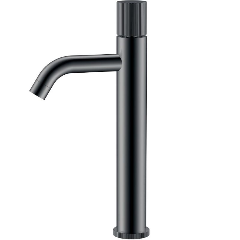 Смеситель для раковины Boheme Stick Linea 122-SGM.3 (оружейный металл глянцевый), без донного клапана