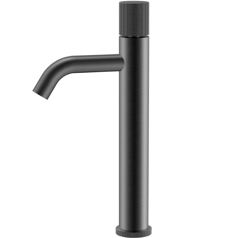 Смеситель для раковины Boheme Stick Linea 122-GM.3 (оружейный металл), без донного клапана