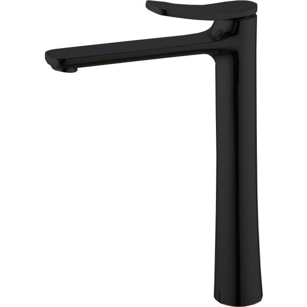 Смеситель для раковины Fima Carlo Frattini Flo F3801/HNS.1 (черный матовый), с донным клапаном