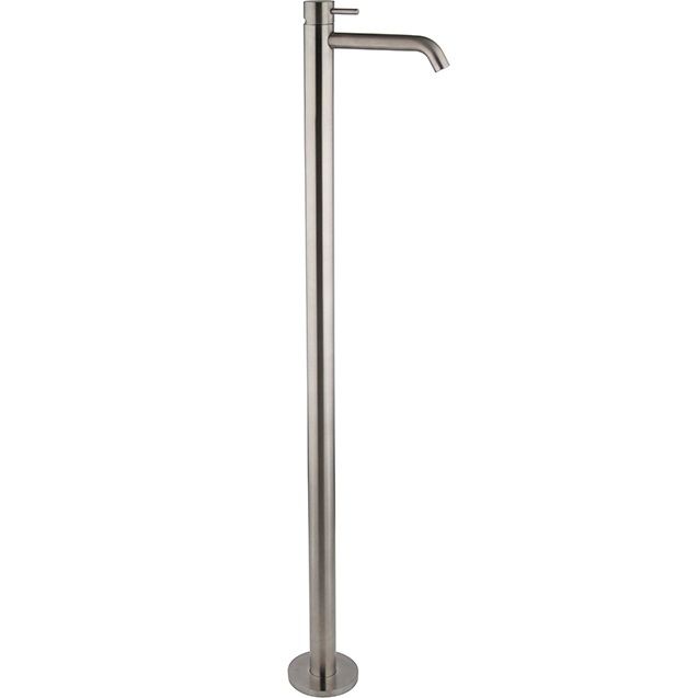 Смеситель для раковины напольный Fima Carlo Frattini Spillo Steel F3071/PINOX (нержавеющая сталь)