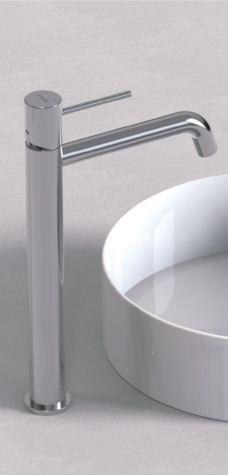 Смеситель для раковины Raiber Graceful RP-002 (хром), без донного клапана