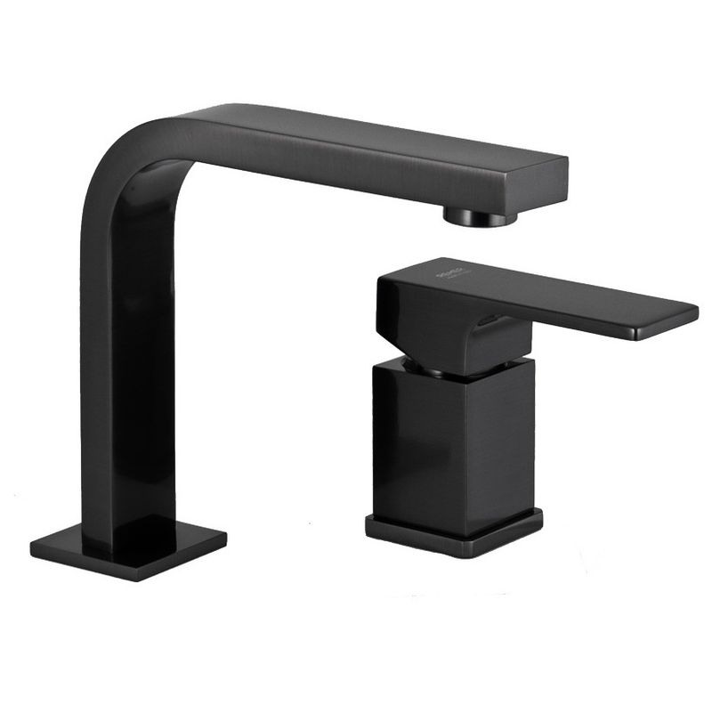 Смеситель для раковины Remer Absolute Brushed Black Chrome AU57CFP (хром черный брашированный)