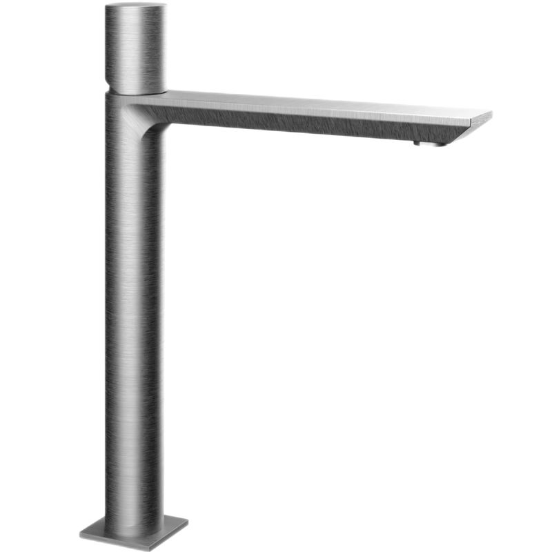 Смеситель для раковины Remer Edge EG512LXLNP (никель брашированный), без донного клапана