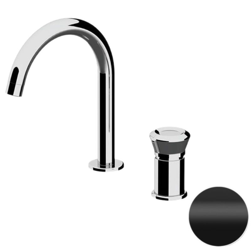 Смеситель для раковины Remer Element ET57NO (черный матовый), без донного клапана