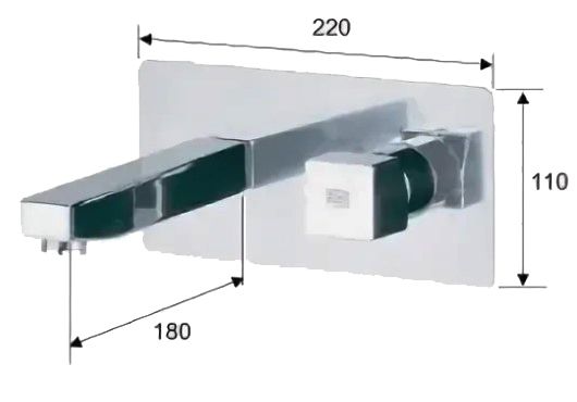 Смеситель для раковины Remer SQ 3 S153 (хром)