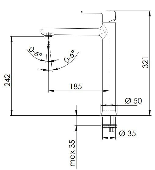 Смеситель для раковины Remer Vanity Brushed Nickel V11LNP (никель шлифованный)