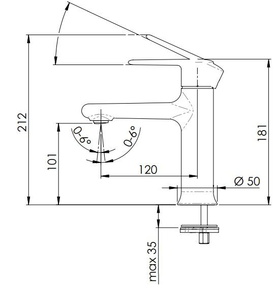 Смеситель для раковины Remer Vanity Brushed Nickel V12NP (никель шлифованный)