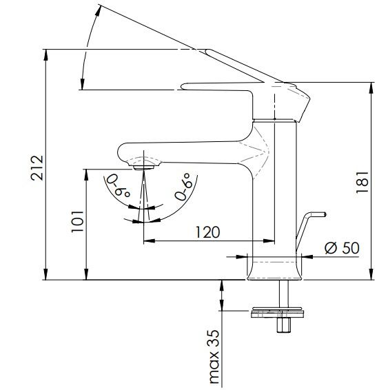 Смеситель для раковины Remer Vanity V10 (хром)