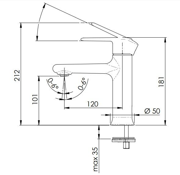 Смеситель для раковины Remer Vanity V11 (хром)