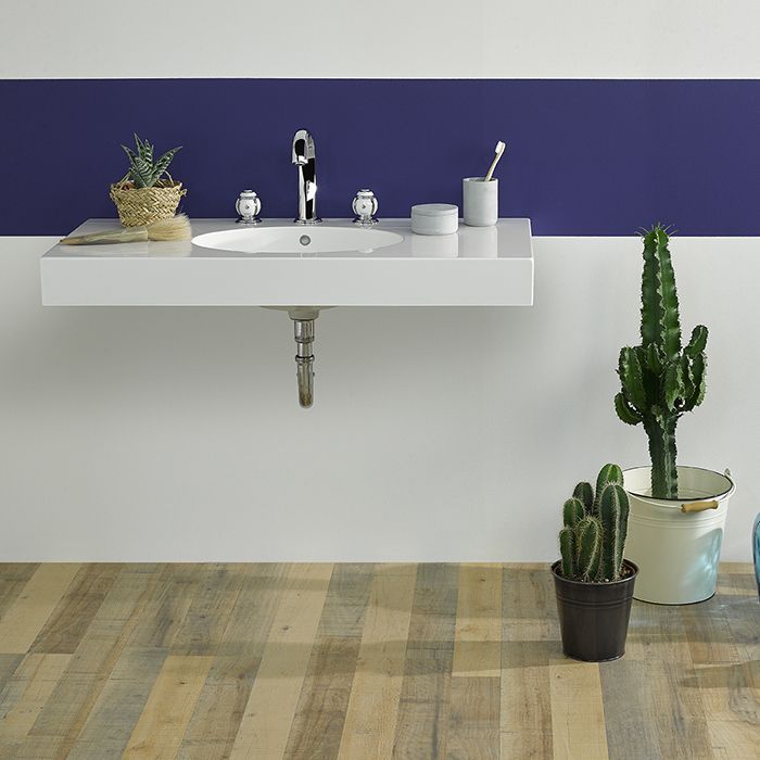 Смеситель для раковины THG Ithaque decor platine A7B-A02-151 (хром, платина, белый фарфор), с донным клапаном