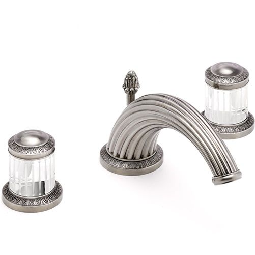 Смеситель для раковины THG Malmaison metal U94-D14-151 (никель состаренный), с донным клапаном