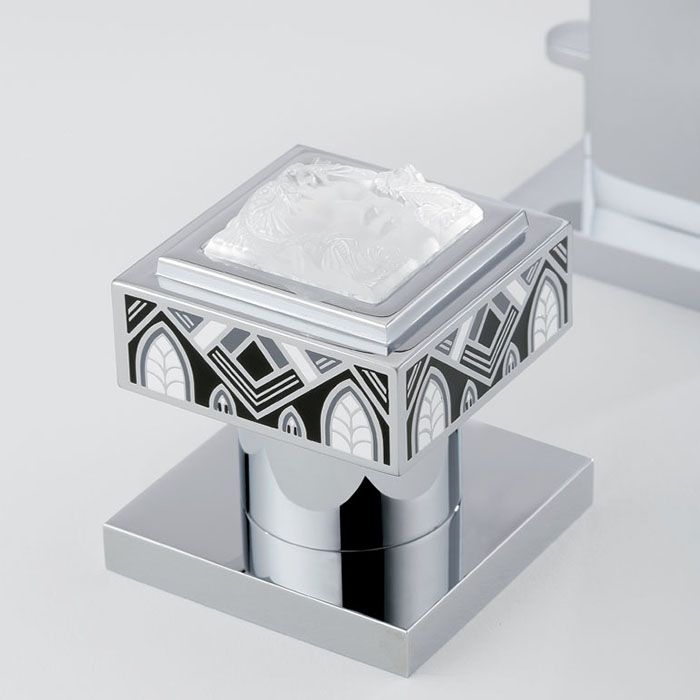 Смеситель для раковины THG Masque de Femme Lunaire A2R-A02-151 (хром), с донным клапаном