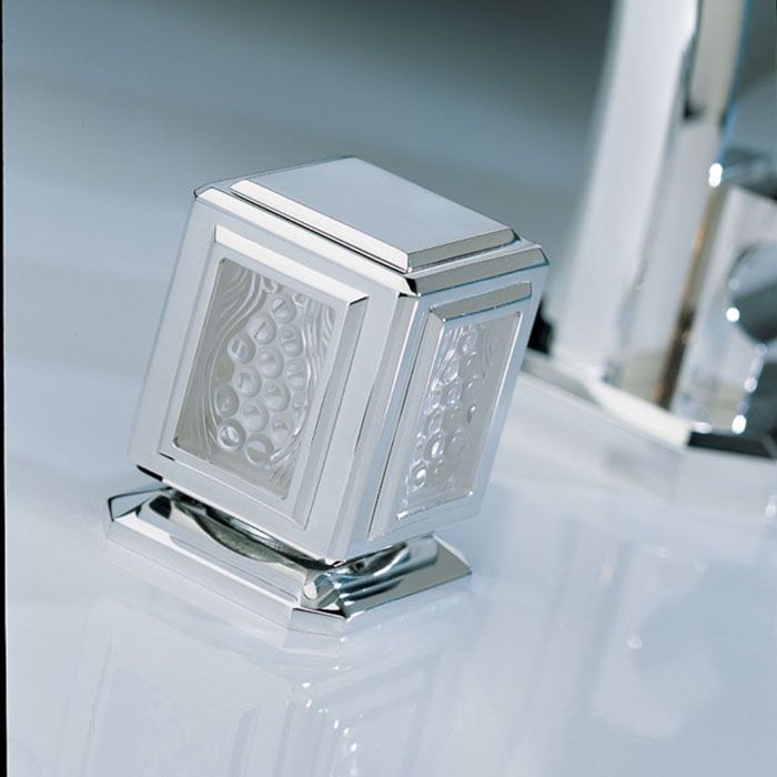 Смеситель для раковины THG Metropolis cristal clair A2A-A02-151 (хром, прозрачный хрусталь), с донным клапаном