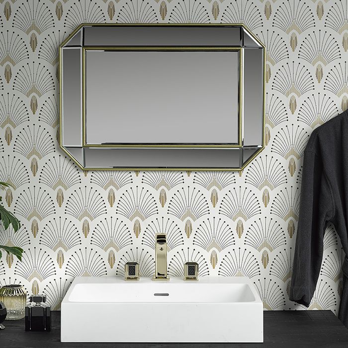 Смеситель для раковины THG Metropolis Cristal Noir A2L-F30-151 (золотой, черный), с донным клапаном