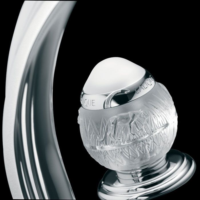 Смеситель для раковины THG Panthere Cristal clair A2H-A02-151 (хром), с донным клапаном