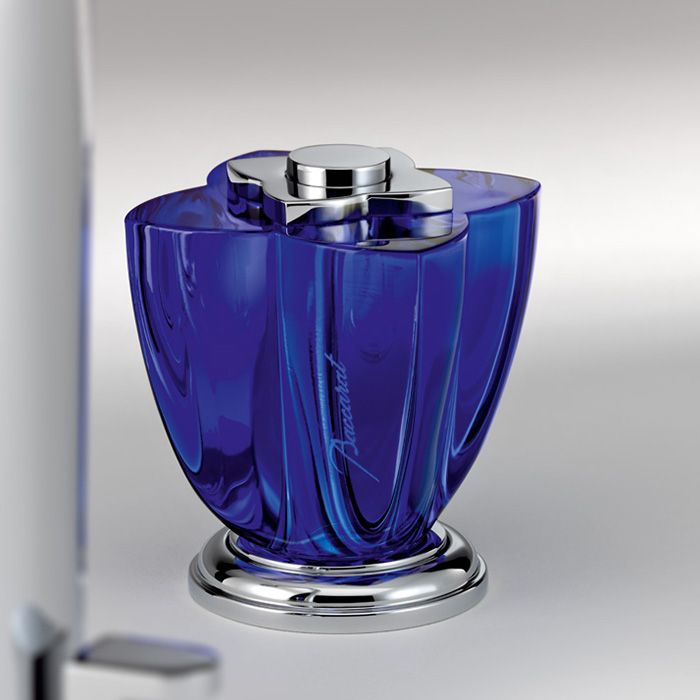 Смеситель для раковины THG Petale de cristal bleu U6B-A02-151 (хром, синий хрусталь), с донным клапаном