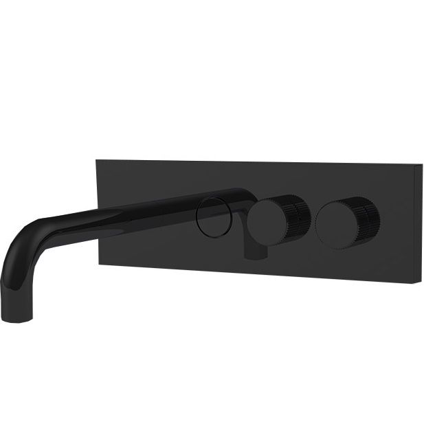 Смеситель для раковины встраиваемый Fima Carlo Frattini Switch F5951LX5NS (черный матовый)