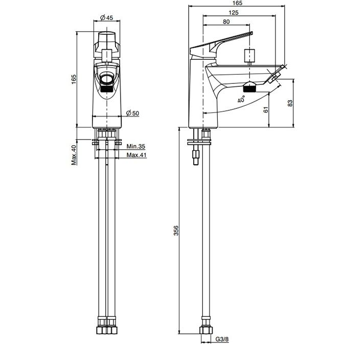 Смеситель для ванны Fima Carlo Frattini Serie 4 F3784/9NCR (хром)