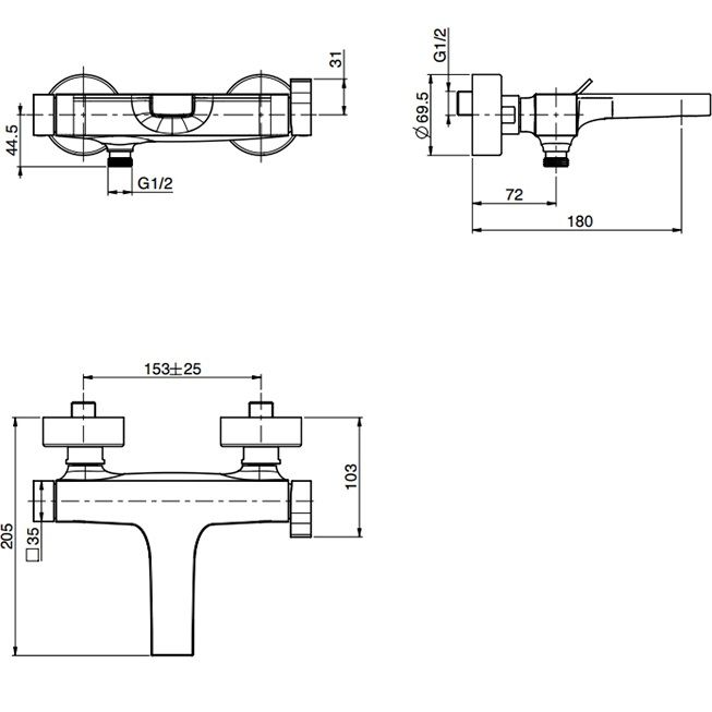 Смеситель для ванны Fima Carlo Frattini Zeta F39641OR (золотой), с изливом