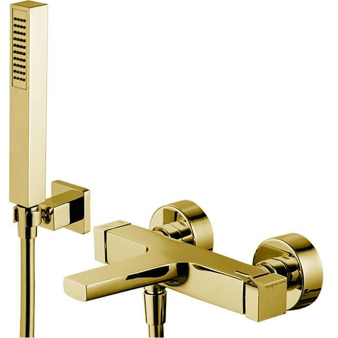 Смеситель для ванны Fima Carlo Frattini Zeta F3964OR (золотой), с изливом