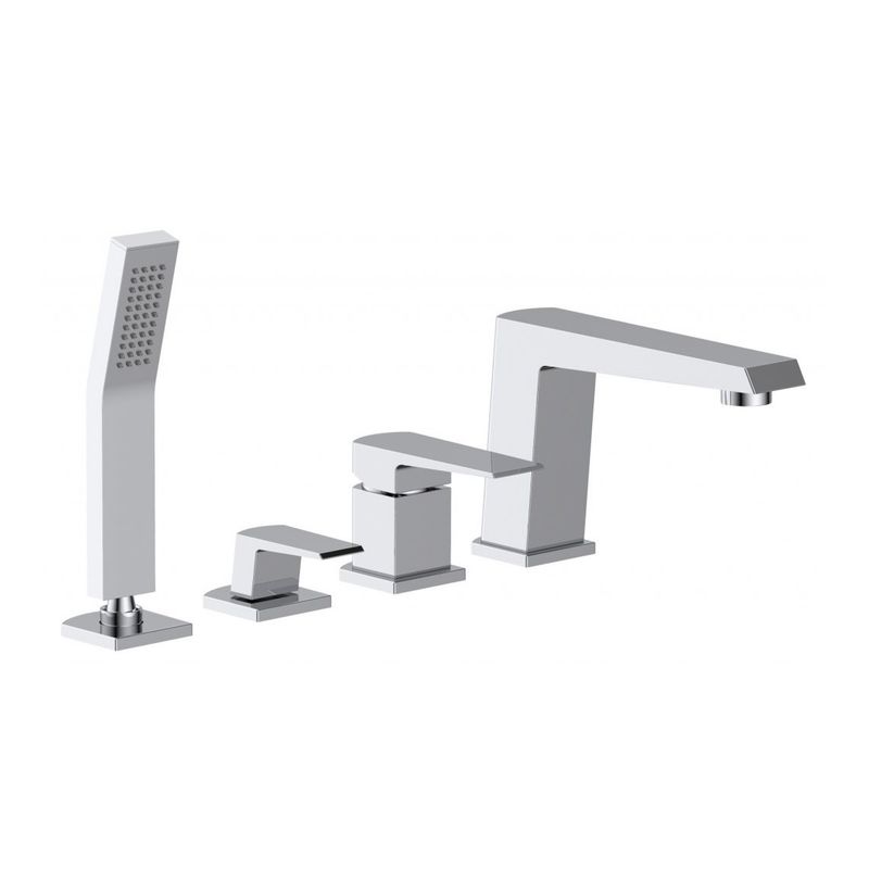 Смеситель для ванны и душа BelBagno Arlie ARL-VIM4-CRM (хром)