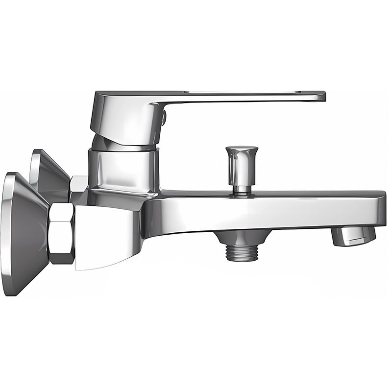 Смеситель для ванны и душа Ceramica Nova Linear 70019CH (хром)