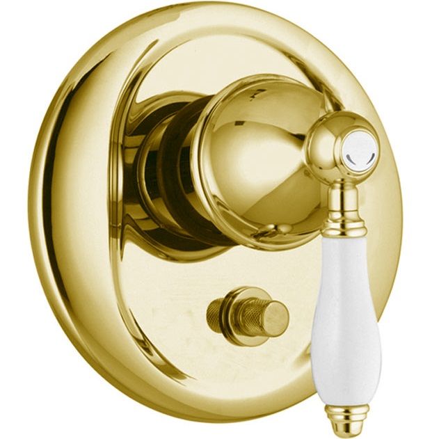 Смеситель для ванны и душа Fima Carlo Frattini Herend F5409X2OR (золотой)