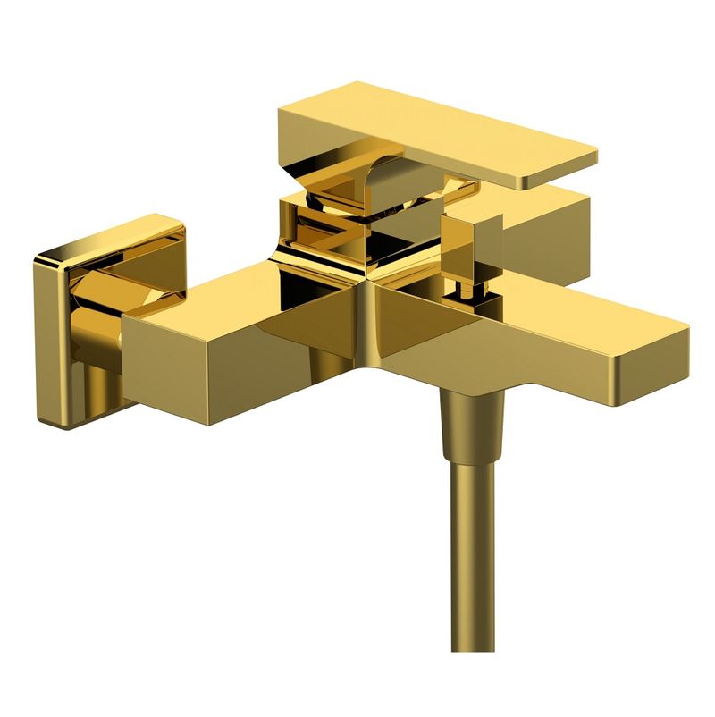 Смеситель для ванны и душа Remer Absolute Shiny Gold AU05DO (золото глянцевое)