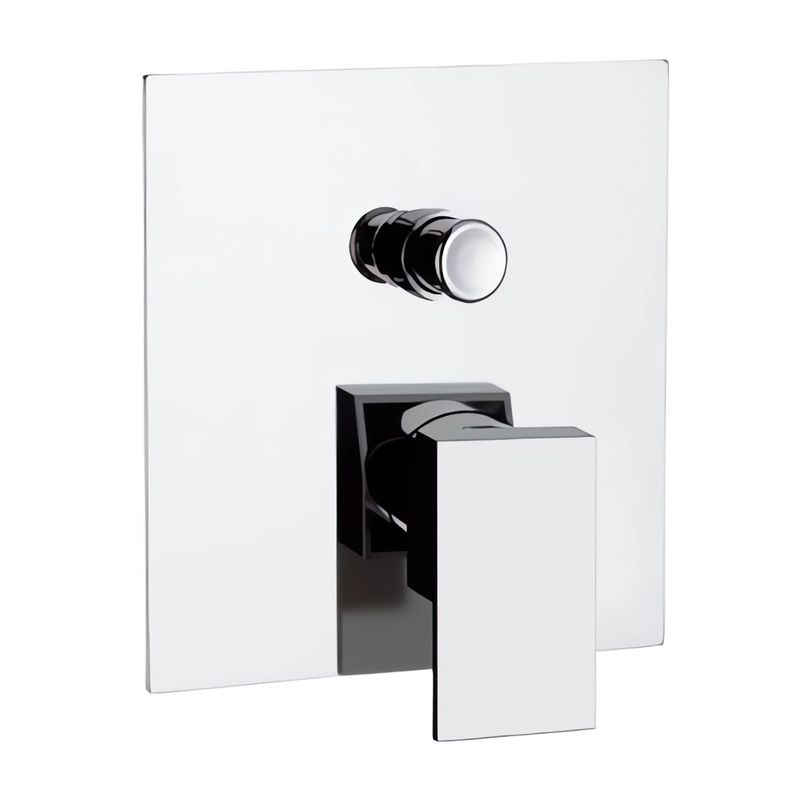 Смеситель для ванны и душа Remer Q-Design QD09 (хром), 2 потока, скрытая часть в комплекте