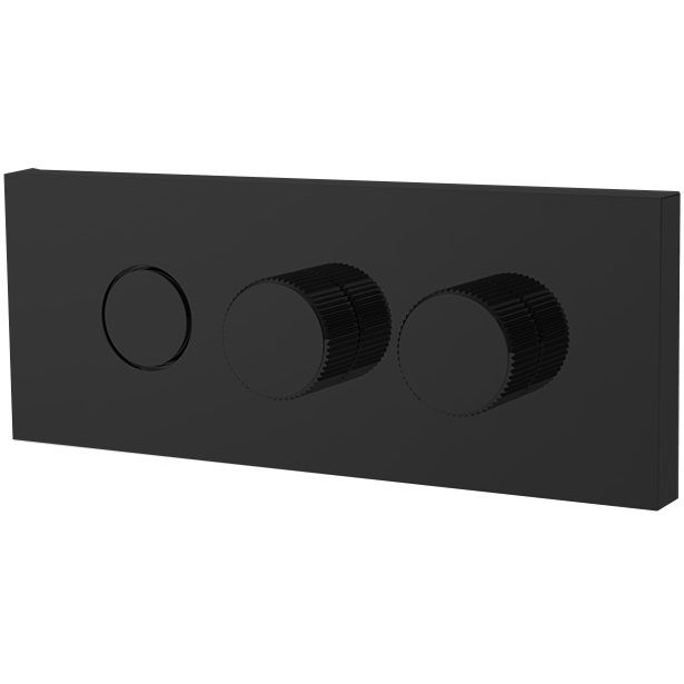 Смеситель для ванны и душа встраиваемый Fima Carlo Frattini Switch F5959X2NS (черный матовый), без излива