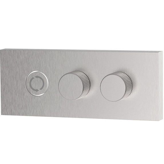 Смеситель для ванны и душа встраиваемый Fima Carlo Frattini Switch F5959X2SINOX (нержавеющая сталь), без излива
