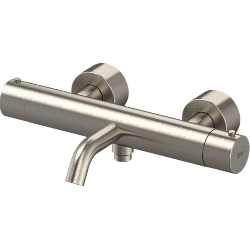 Смеситель для ванны Remer X Style Inox SSXT05 (сталь), с термостатом 