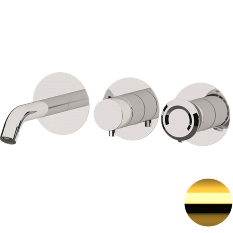 Смеситель для ванны скрытого монтажа Remer Element ET54D3PDO (золотой)
