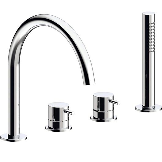 Смеситель на борт ванны Almar E214006.CR (хром)