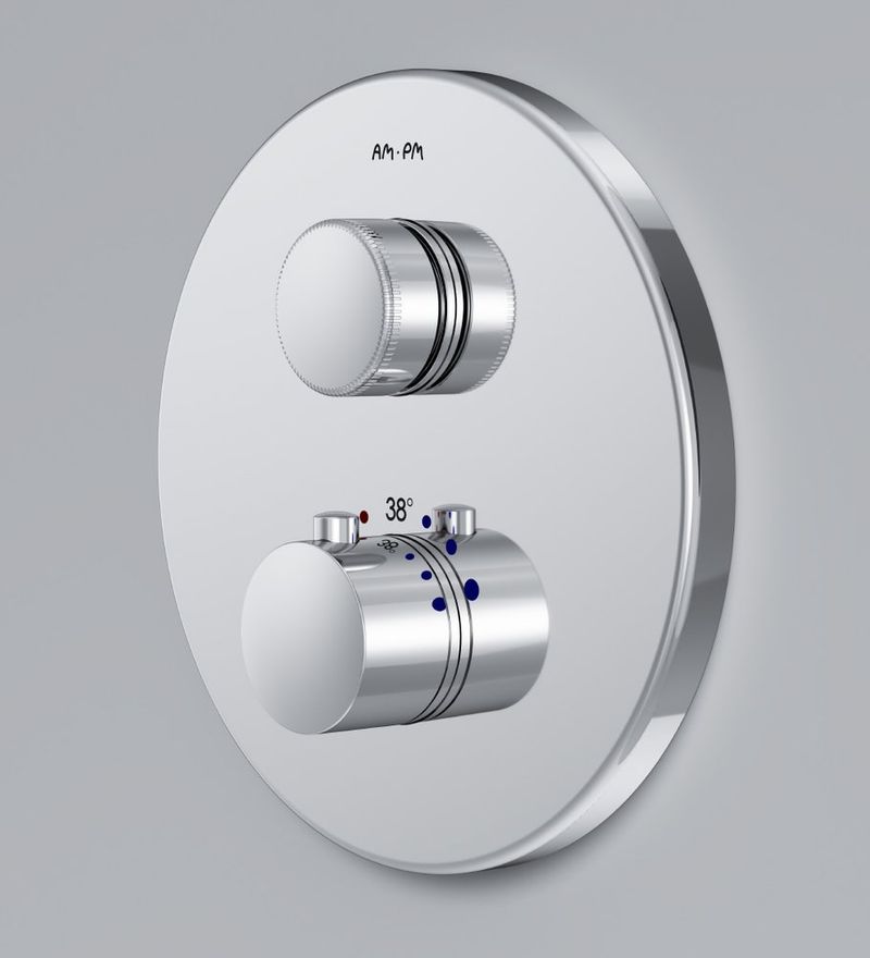 Смеситель для душа с термостатом AM.PM Inspire V2.0 TouchReel F50A75700
