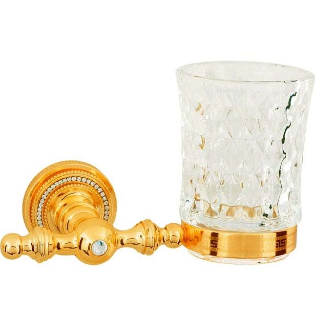 Стакан для зубных щеток Boheme Imperiale 10404 (золотой)