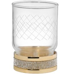Стакан настольный Boheme Royal Cristal 10931-G (золотой)
