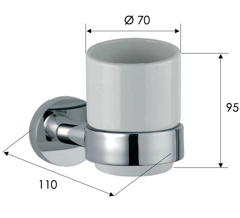 Стакан Remer Guest GS15DO (золотой)