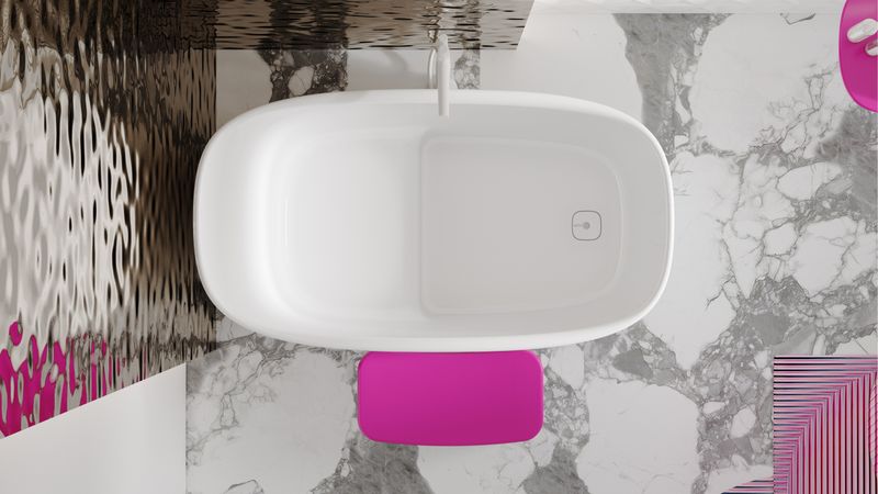 Ступень для ванны Salini S-Sense Oriente Ofuro 1905101MF 60х31.5х16.7 (покраска полностью, матовый)