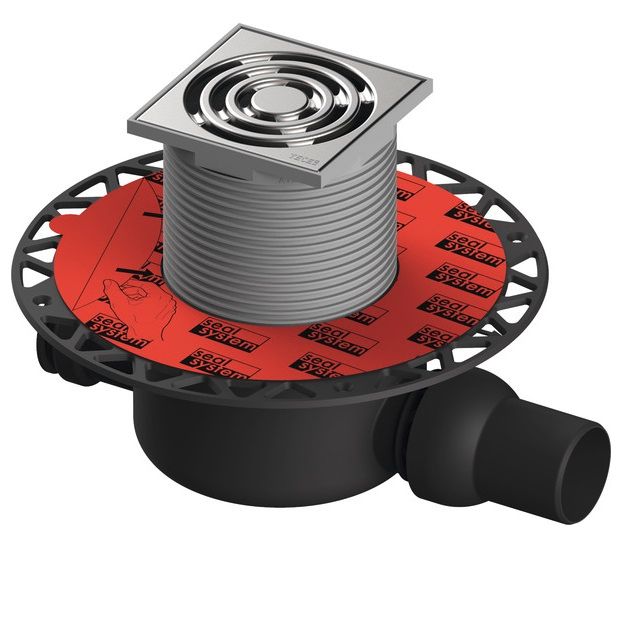 Душевой трап Tece TECEdrainpoint S 120  3601200, горизонтальный с универсальным фланцем Seal System