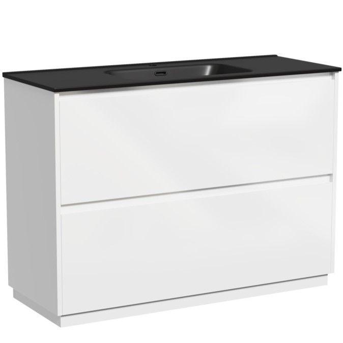 Тумба напольная Sancos Либра напольная (Libra Floor) LB120F-1W 119х45х84 (белый глянцевый)